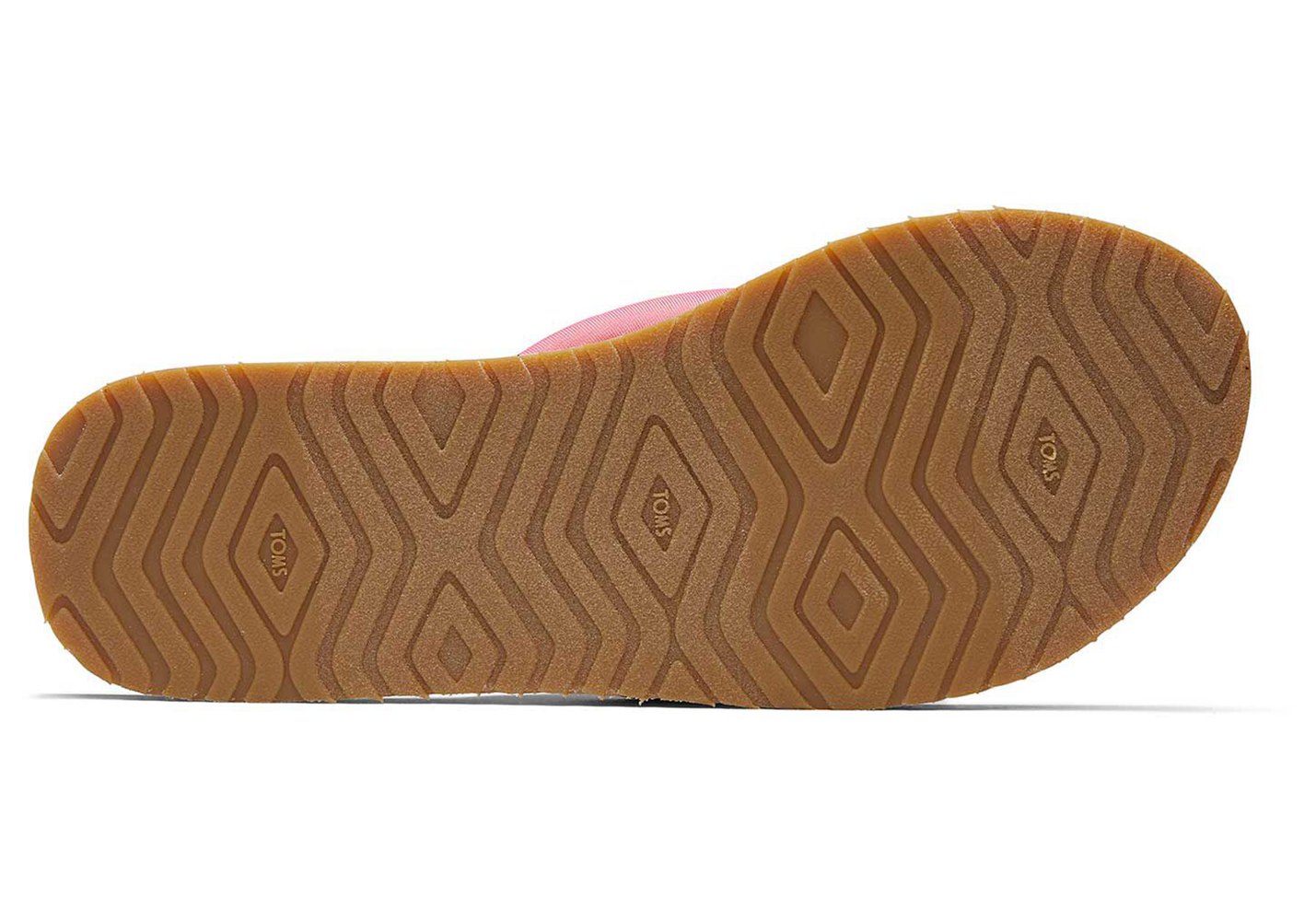 Toms Piper Flip-Flop Pink - Womens - 90527-UGXZ